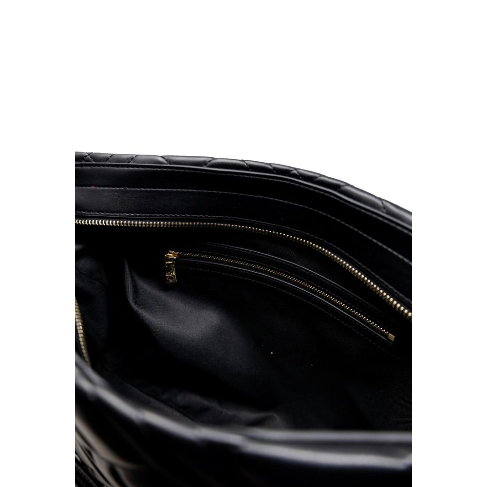 Love Moschino Schwarze Handtasche aus Polyethylen