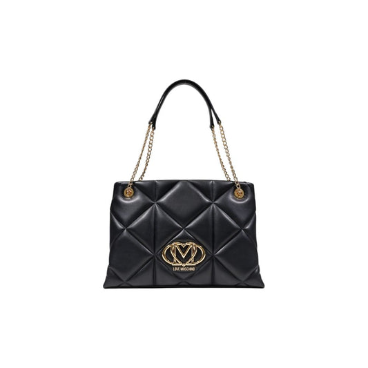 Love Moschino Schwarze Handtasche aus Polyethylen