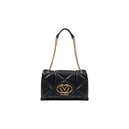 Love Moschino Schwarze Handtasche aus Polyethylen