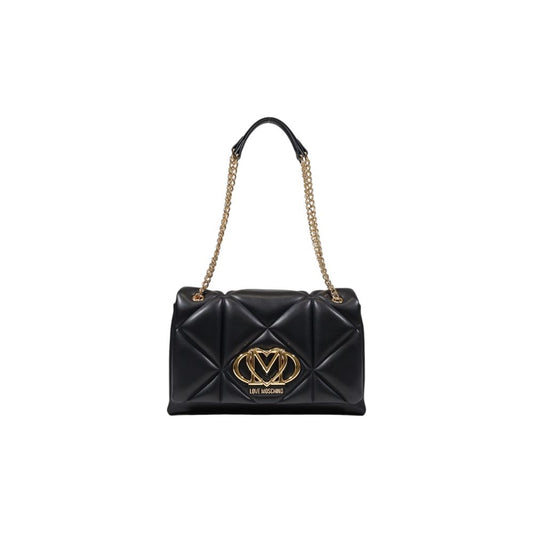 Love Moschino Schwarze Handtasche aus Polyethylen