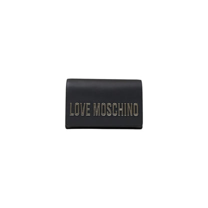 Love Moschino Schwarze Handtasche aus Polyethylen