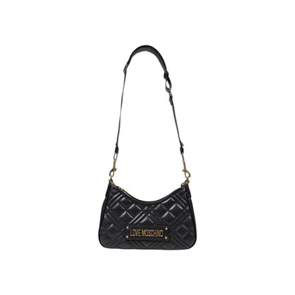 Love Moschino Schwarze Handtasche aus Polyethylen