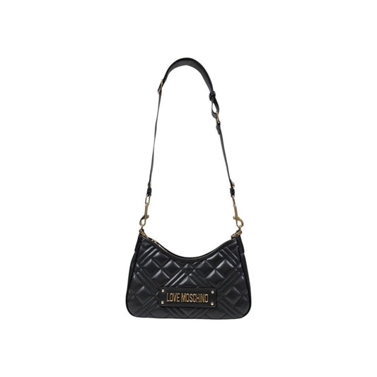 Love Moschino Schwarze Handtasche aus Polyethylen
