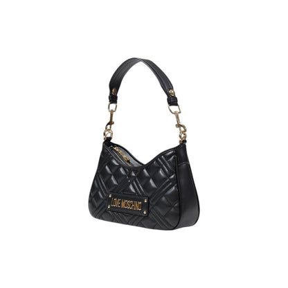 Love Moschino Schwarze Handtasche aus Polyethylen