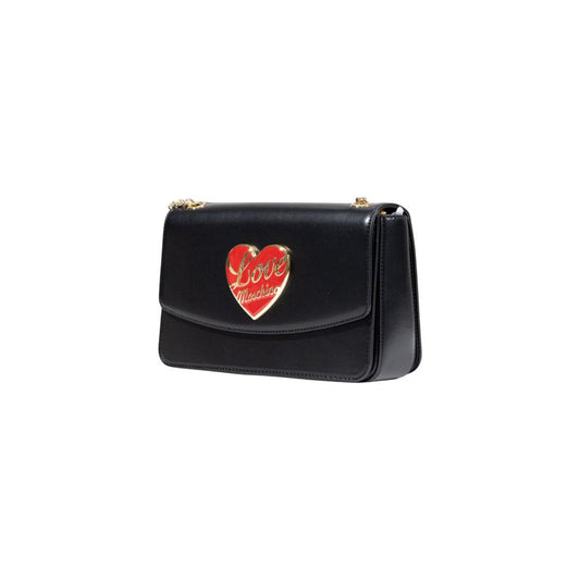 Love Moschino Schwarze Handtasche aus Polyethylen
