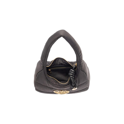 Love Moschino Schwarze Nylon-Handtasche