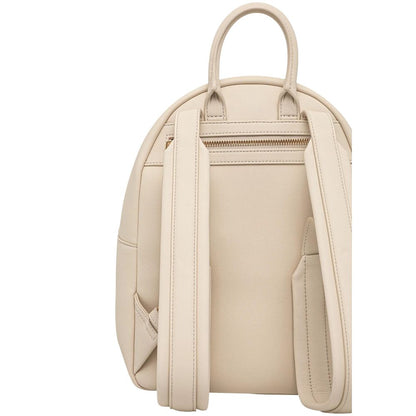 Love Moschino Beiger Rucksack aus Polyethylen