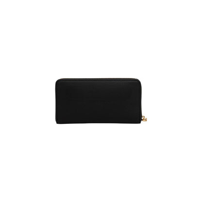Love Moschino Schwarzes Portemonnaie aus Polyethylen