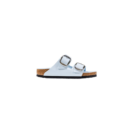 Birkenstock Blaue Kunstleder-Slipper