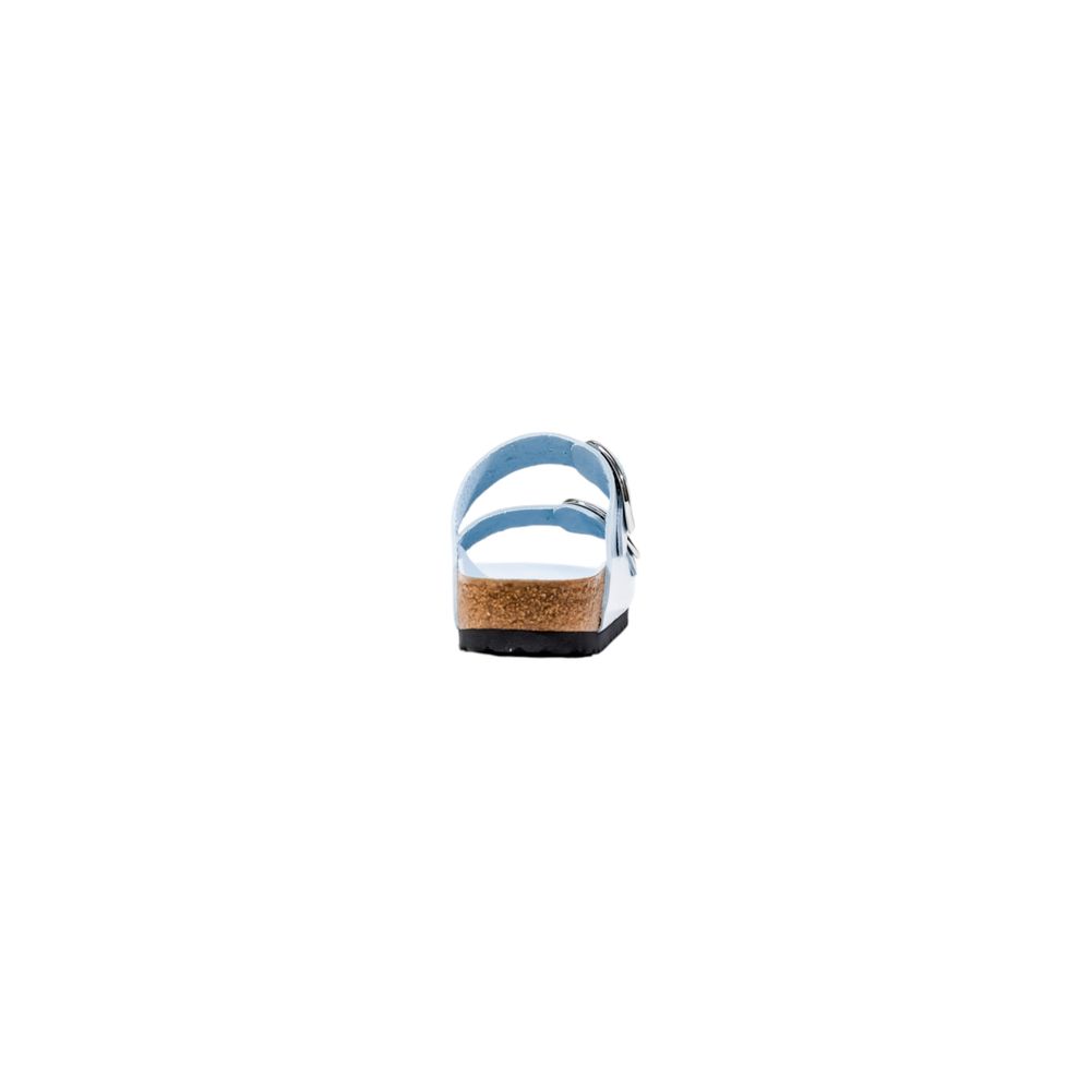 Birkenstock Blaue Kunstleder-Slipper