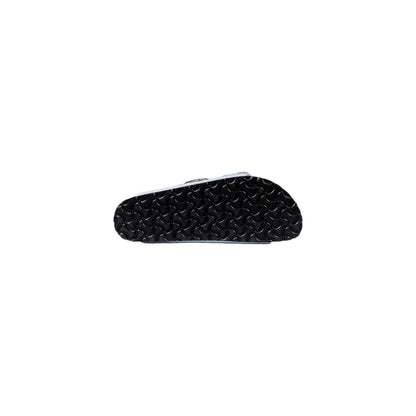 Birkenstock Blaue Kunstleder-Slipper