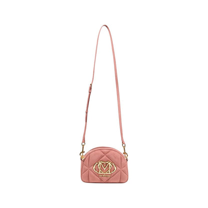 Love Moschino Handtasche aus rosa Wildleder