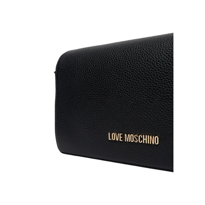 Love Moschino Schwarze Handtasche aus Polyethylen