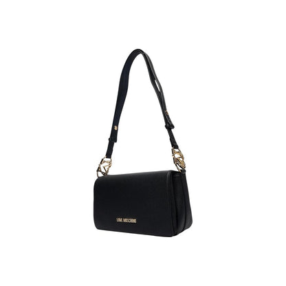 Love Moschino Schwarze Handtasche aus Polyethylen