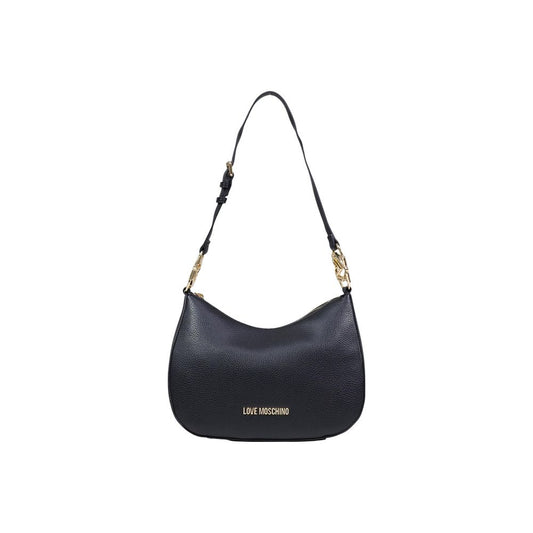 Love Moschino Schwarze Handtasche aus Polyethylen