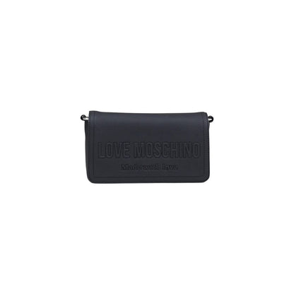 Love Moschino Schwarze Handtasche aus Polyethylen