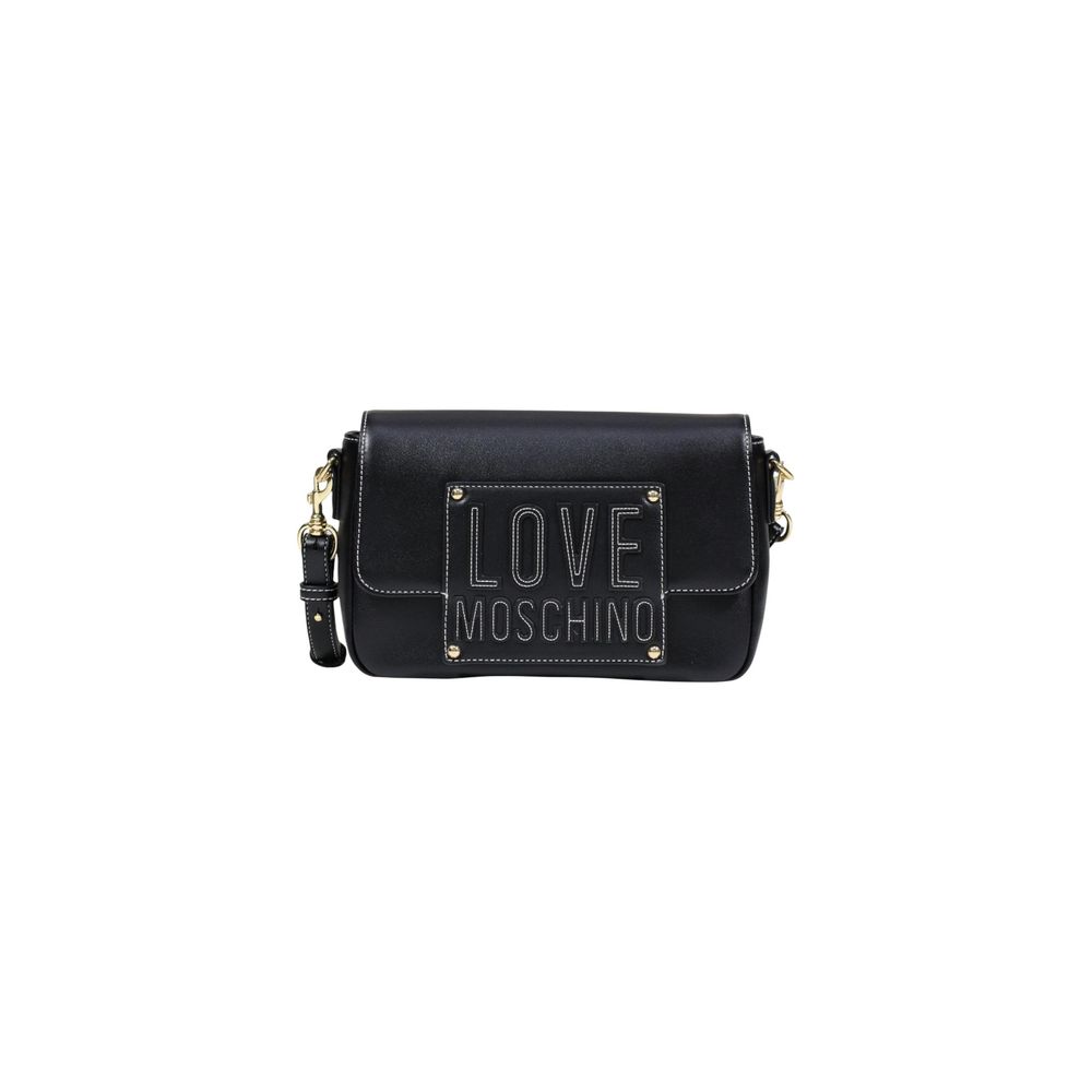 Love Moschino Schwarze Handtasche aus Polyethylen