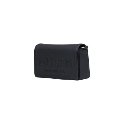 Love Moschino Schwarze Handtasche aus Polyethylen