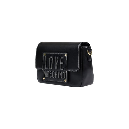 Love Moschino Schwarze Handtasche aus Polyethylen