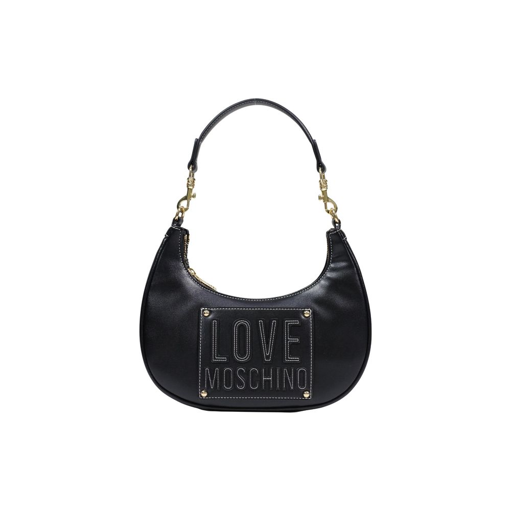 Love Moschino Schwarze Handtasche aus Polyethylen
