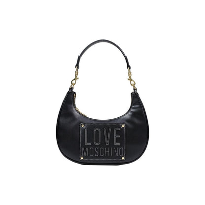 Love Moschino Schwarze Handtasche aus Polyethylen