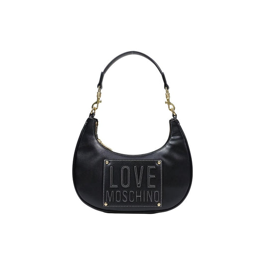 Love Moschino Schwarze Handtasche aus Polyethylen