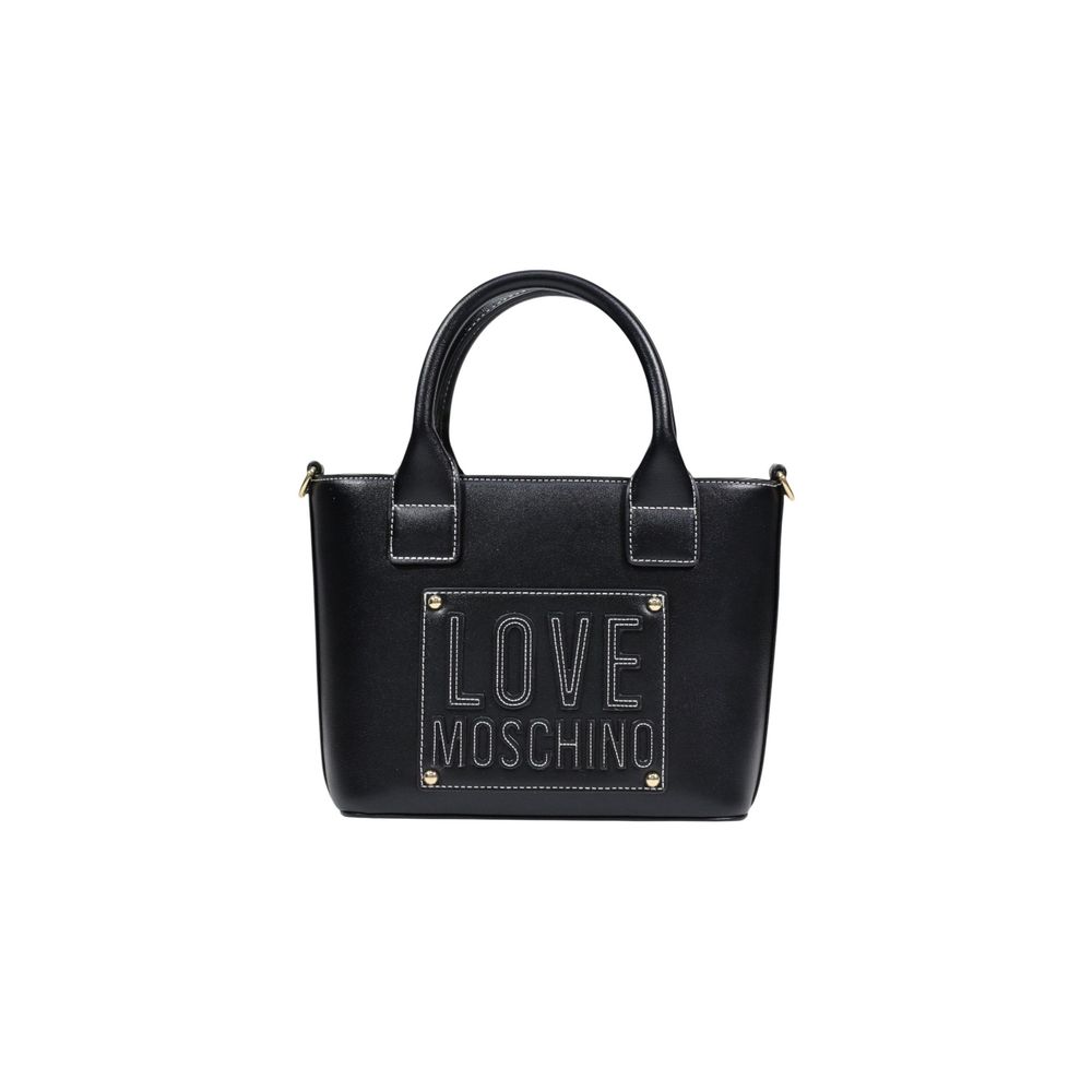 Love Moschino Schwarze Handtasche aus Polyethylen