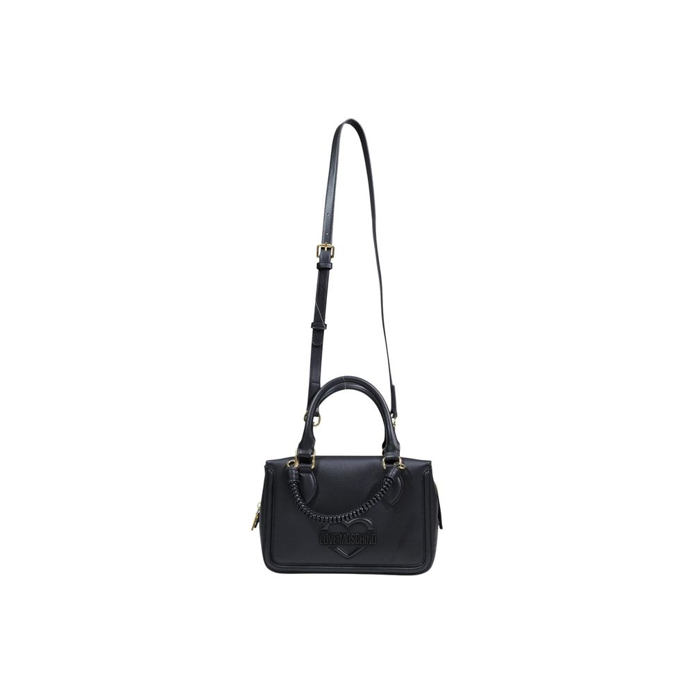 Love Moschino Schwarze Handtasche aus Polyethylen