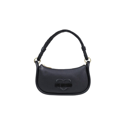 Love Moschino Schwarze Handtasche aus Polyethylen