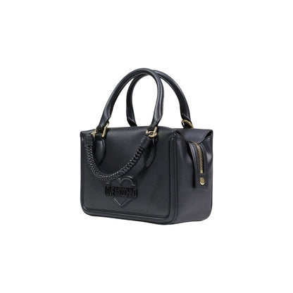 Love Moschino Schwarze Handtasche aus Polyethylen