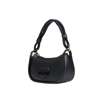Love Moschino Schwarze Handtasche aus Polyethylen