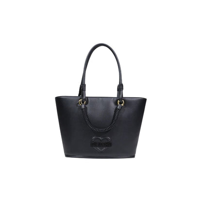 Love Moschino Schwarze Handtasche aus Polyethylen