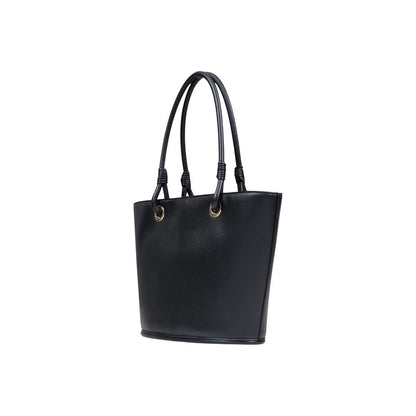 Love Moschino Schwarze Handtasche aus Polyethylen