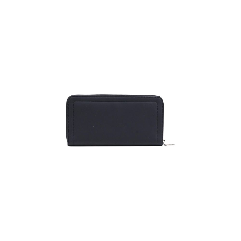 Love Moschino Schwarzes Portemonnaie aus Polyethylen