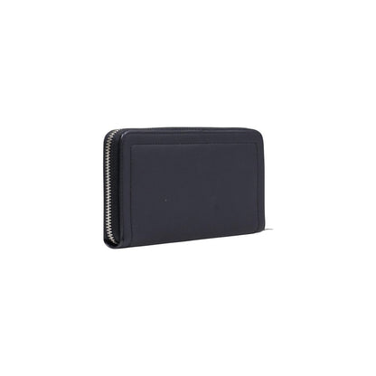 Love Moschino Schwarzes Portemonnaie aus Polyethylen