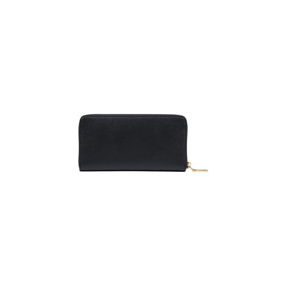 Love Moschino Schwarzes Portemonnaie aus Polyethylen