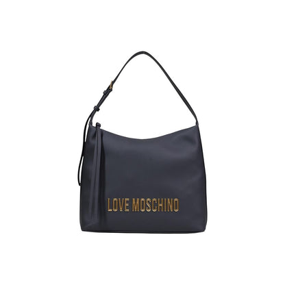 Love Moschino Schwarze Handtasche aus Polyethylen
