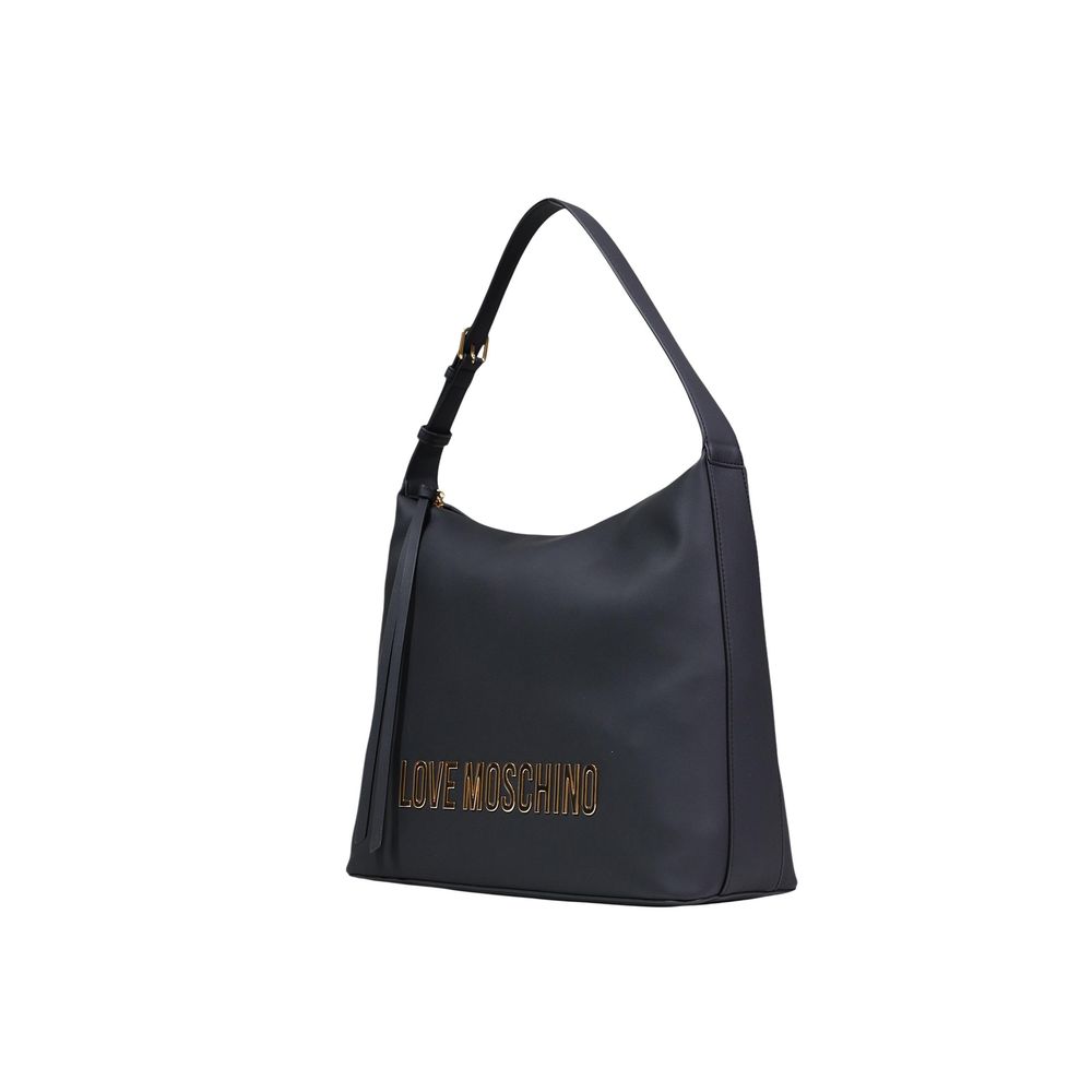Love Moschino Schwarze Handtasche aus Polyethylen