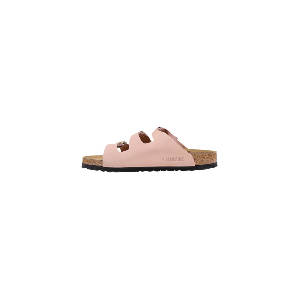 Birkenstock Mehrfarbige flache Ledersandalen