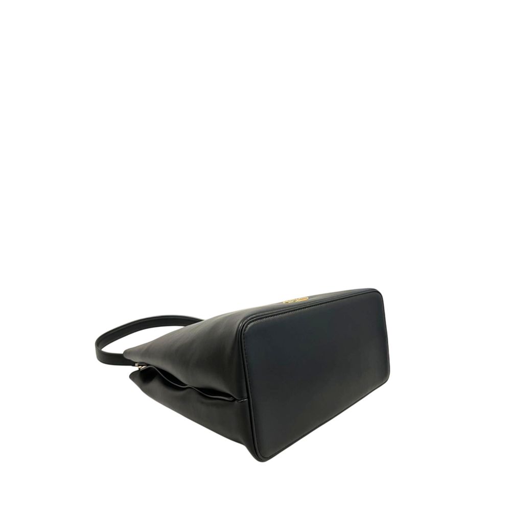 Twinset Schwarze Schultertasche aus PU für Damen