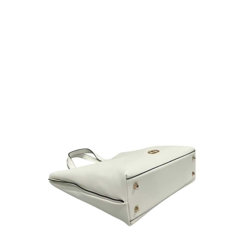 Twinset Weiße Damenhandtasche aus PU