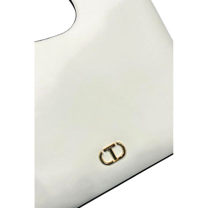 Twinset Weiße Damenhandtasche aus PU