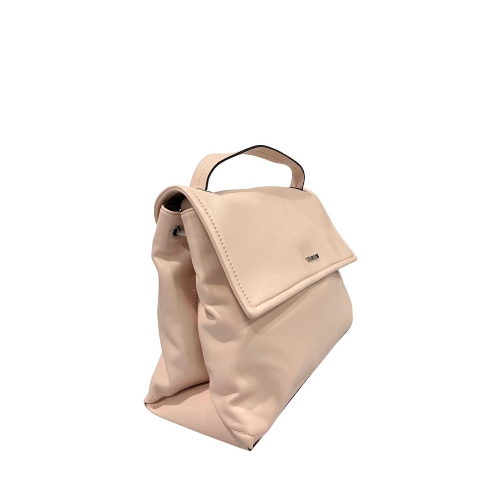 Twinset Damenhandtasche aus pinkfarbenem PU
