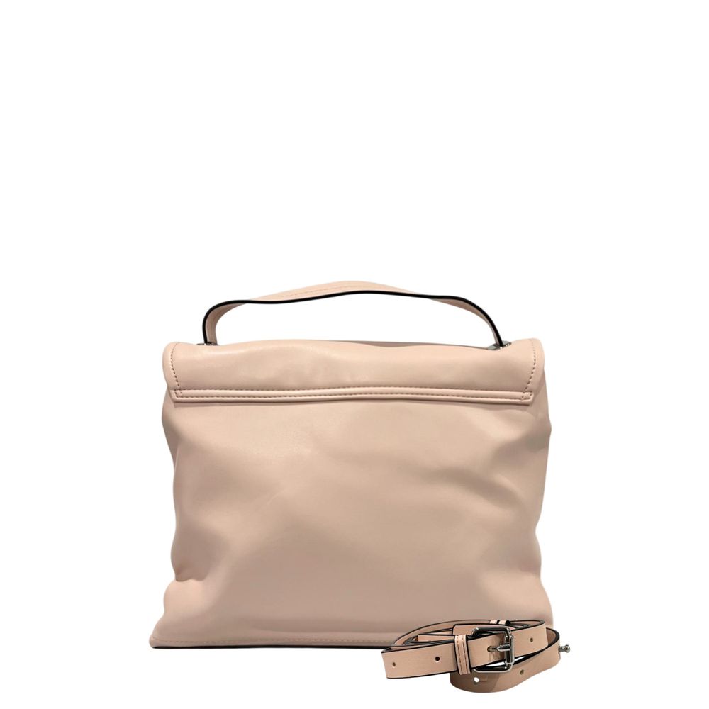 Twinset Damenhandtasche aus pinkfarbenem PU