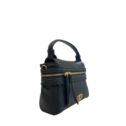 Twinset Schwarze Damen-Handtasche aus PU