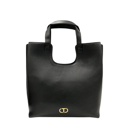 Twinset Schwarze Schultertasche aus PU für Damen