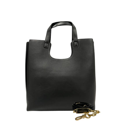 Twinset Schwarze Schultertasche aus PU für Damen