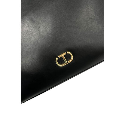 Twinset Schwarze Schultertasche aus PU für Damen