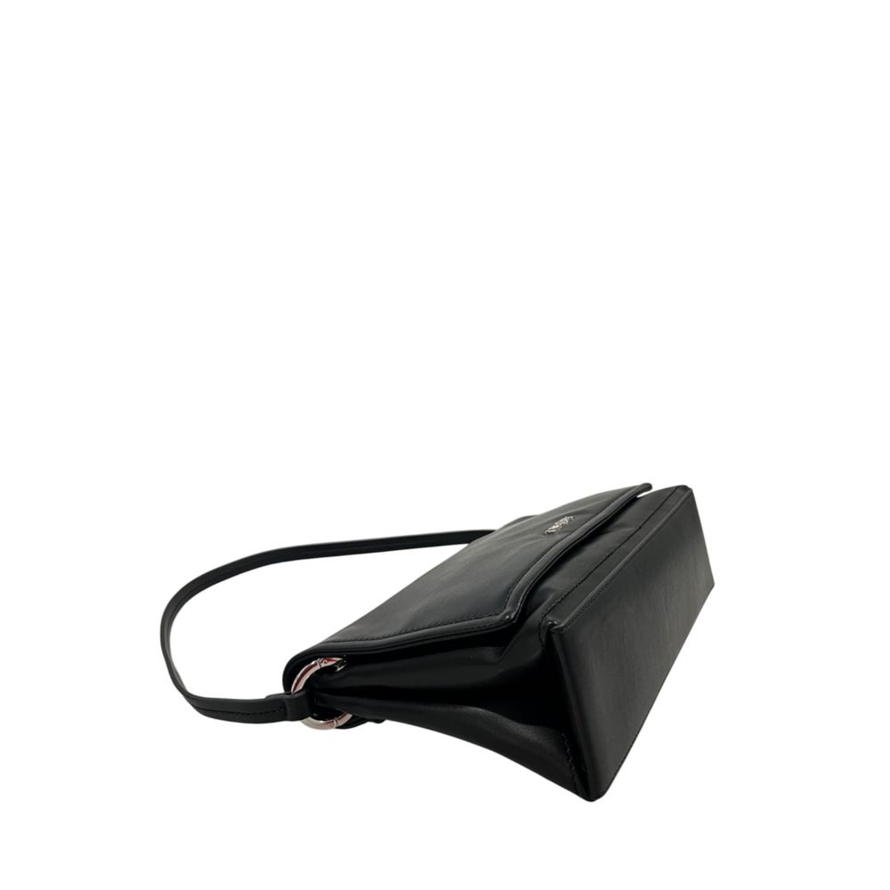 Twinset Schwarze Schultertasche aus PU für Damen