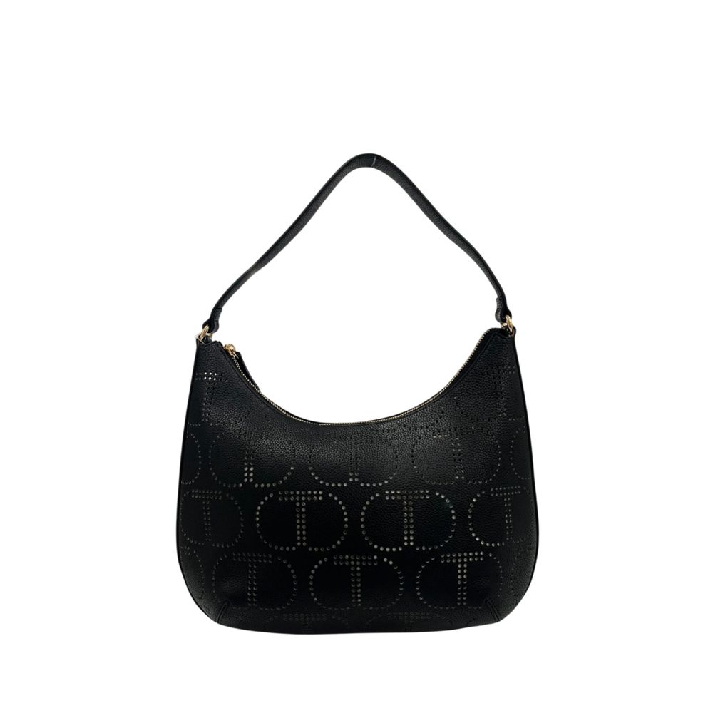 Twinset Schwarze Damen-Handtasche aus PU